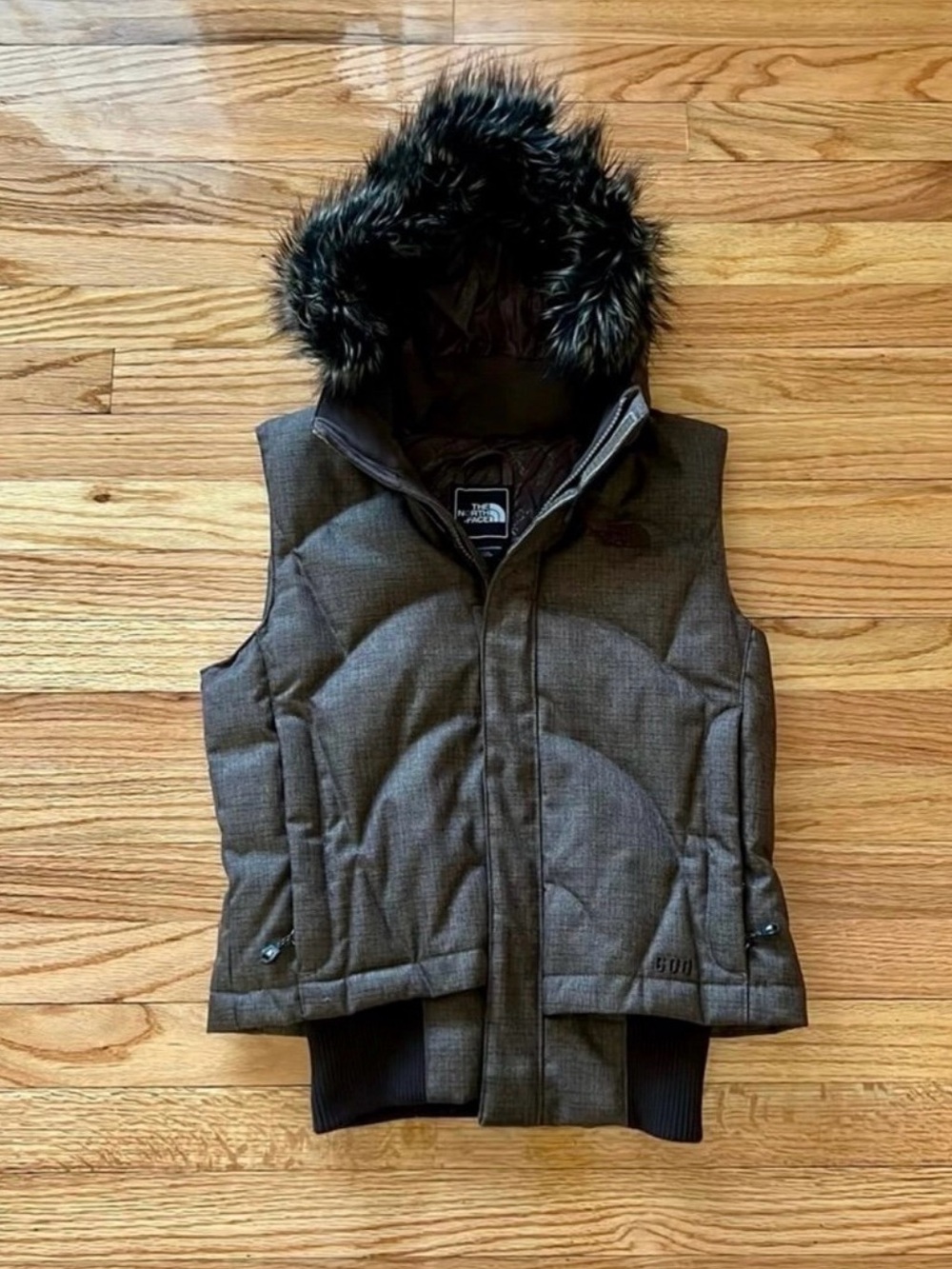 The North Face Women’s 600 Down Brown  Prodigy Puffer Vest Size XS